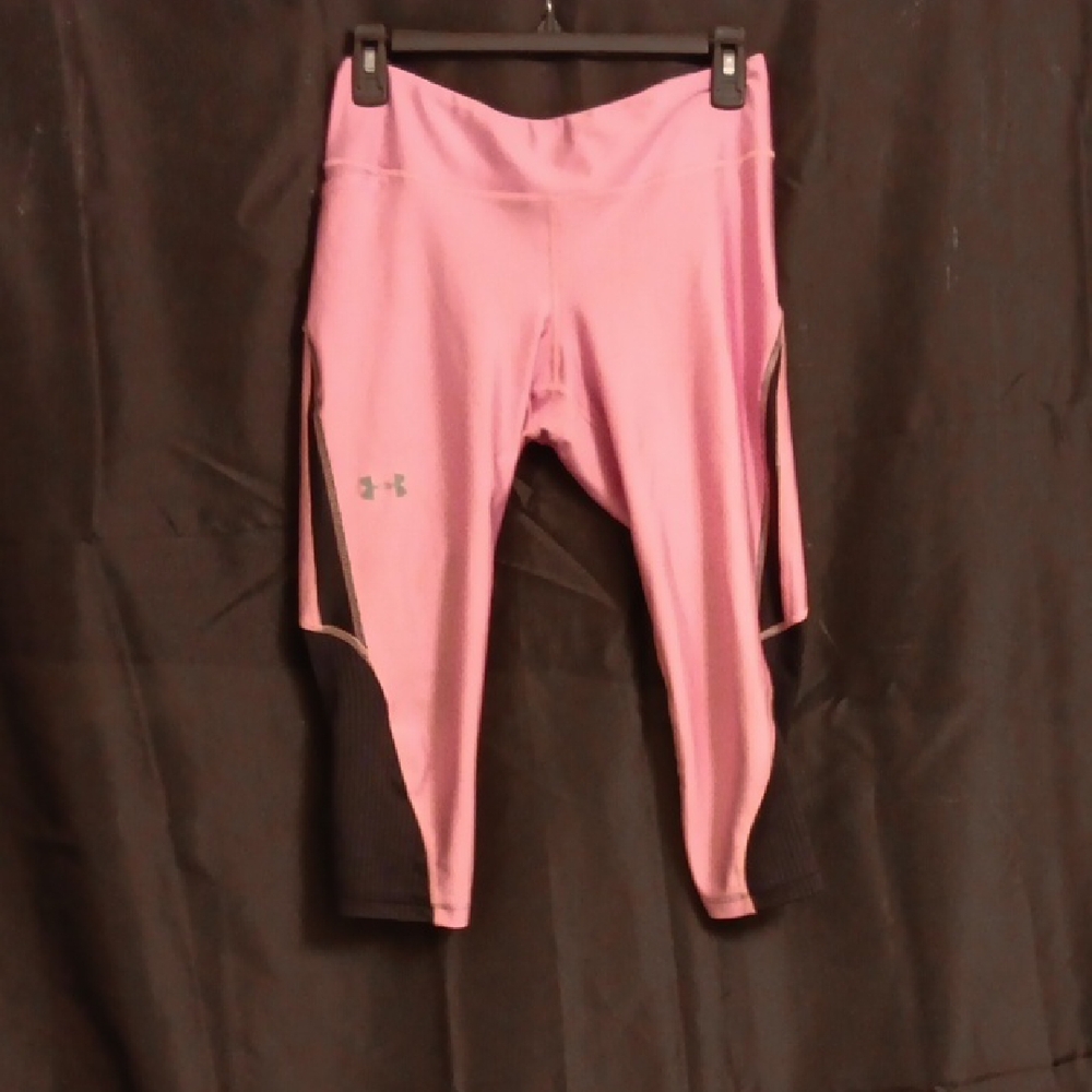 Under Armour Pink and Black Leggings